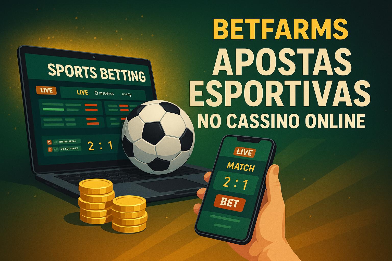 Aposte em apostas esportivas no cassino online BETFARMS