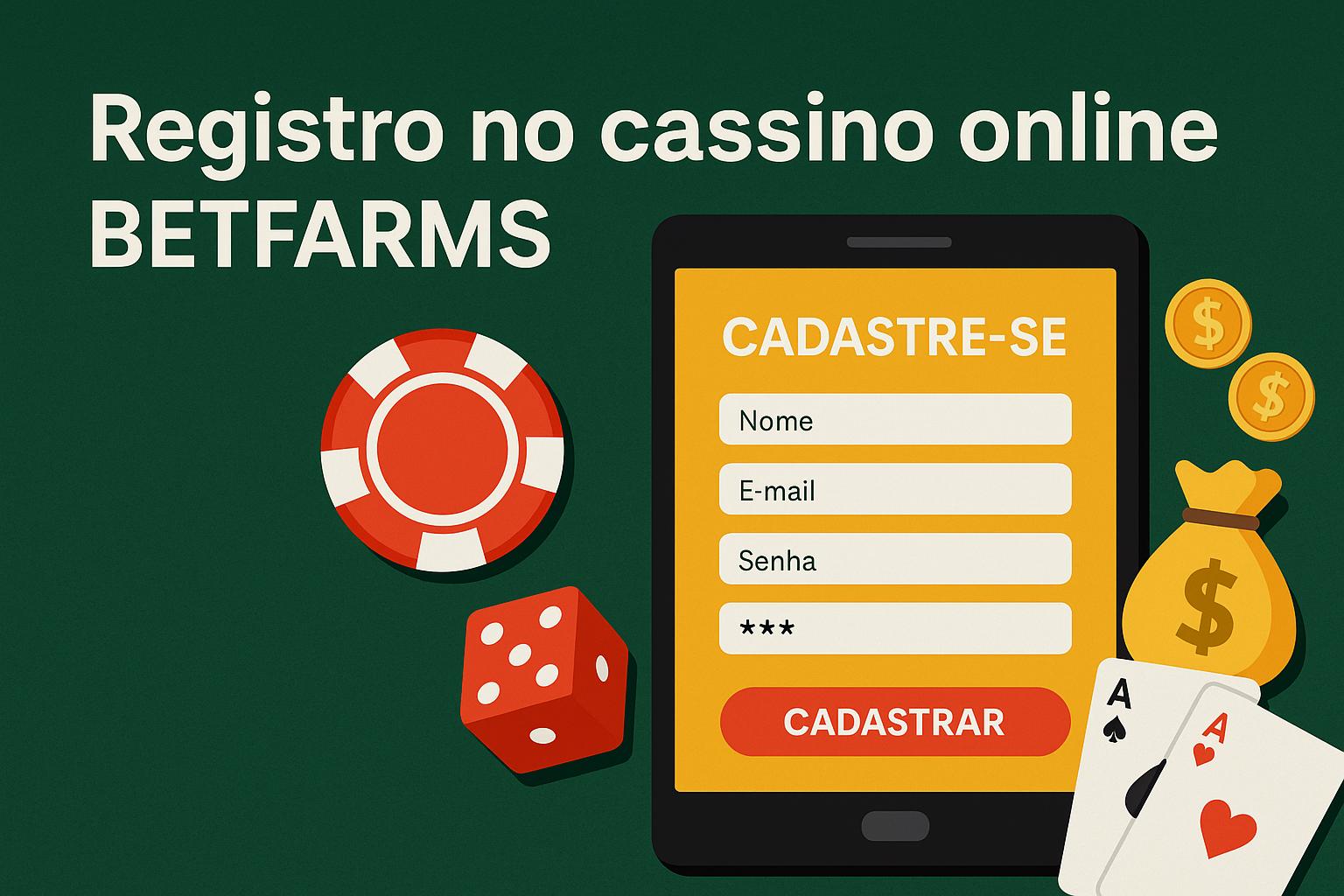 Não Perca tempo, o rRgistro na site BETFARMS